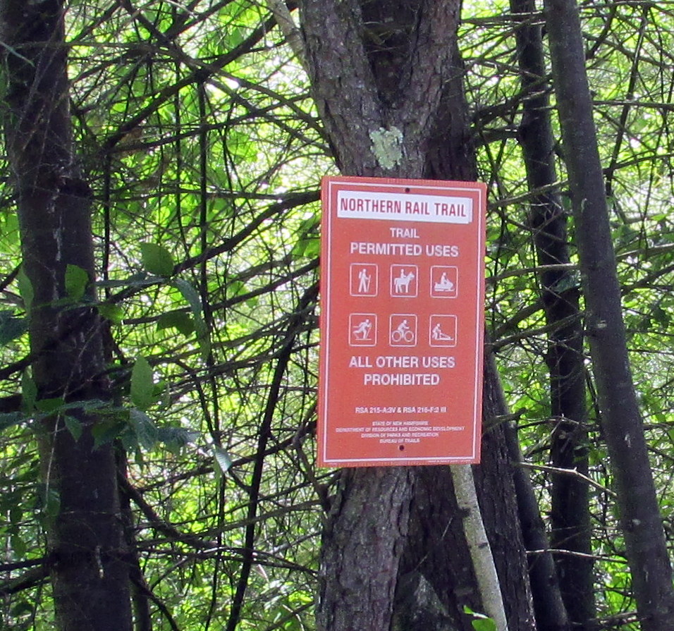 Yet Another Earth Garden: Northern Rail Trail in Andover, NH